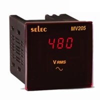 Đồng hồ tủ điện đo điện áp volt dạng số Selec MV205