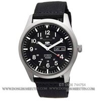 Đồng hồ tự động dây dù hiệu Seiko SNZG15K1