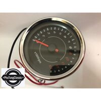 Đồng hồ tua máy độ Classic màu Mạ, Đen