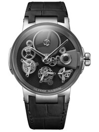 Đồng hồ Ulysse Nardin Blast Tourbillon Free Wheel 1760-176 44 mm Vàng trắng 18K