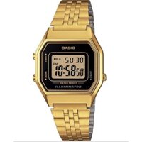 ĐỒNG HỒ UNISEX  CASIO LA680WGA-1DF Gold - Dây kim loại