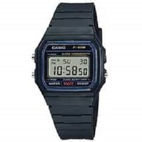 Đồng hồ unisex dây nhựa Casio F-91W-1DG