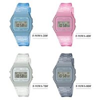 Đồng hồ unisex dây nhựa Casio Anh Khuê Series F-91