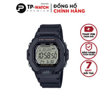 Đồng Hồ Unisex Dây Nhựa Casio LWS-2200H-1AVDF Đếm bước chân | LWS-2200H-1A
