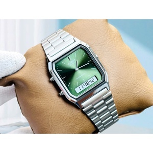 Đồng hồ nam Unisex dây thép không gỉ Casio AQ-230A - nhiều màu
