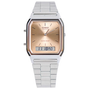 Đồng hồ nam Unisex dây thép không gỉ Casio AQ-230A - nhiều màu