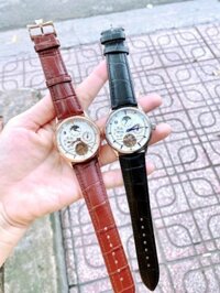 Đồng hồ Vacheron Constantin lộ máy cơ Vacheron Constantin TourBillon dây da 2 – DWatch