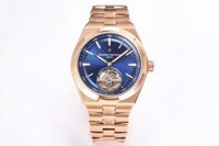 ĐỒNG HỒ VACHERON CONSTANTIN OVERSEAS TOURBILLON ROSE GOLD 6000V REP 11 DÂY KIM LOẠI 42.5MM