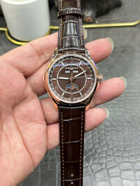 Đồng hồ Vacheron Constantin Fiftysix complete calendar 4000E nam dây da Rep 11 40mm