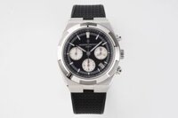 ĐỒNG HỒ VACHERON CONSTANTIN OVERSEAS CHORONOGRAPH 5500V MẶT ĐEN REP 11 42MM