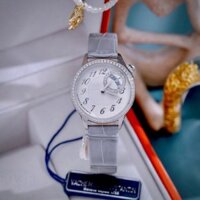 Đồng hồ Vacheron Constantin Égérie Moon Phase dây da đính đá fake 11 30mm