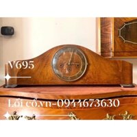 Đồng hồ vai bò 5 gông số nổi vân gỗ đẹp mắt