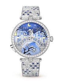 Đồng Hồ Van Cleef & Arpels Lady Arpels Pont Des Amoureux Hiver VCARO8U300