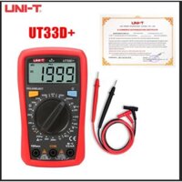 Đồng hồ vạn năng điện tử UNI-T UT33D+, UT33B, UT136B+ đo điện áp DC và AC đo dòng điện Ac UT33D UT33