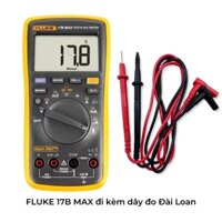 Đồng hồ vạn năng Fluke 17B Max đo điện áp, điện trở, tụ điện, đo dòng điện gián tiếp, có cảnh báo khi cắm nhằm dây đo