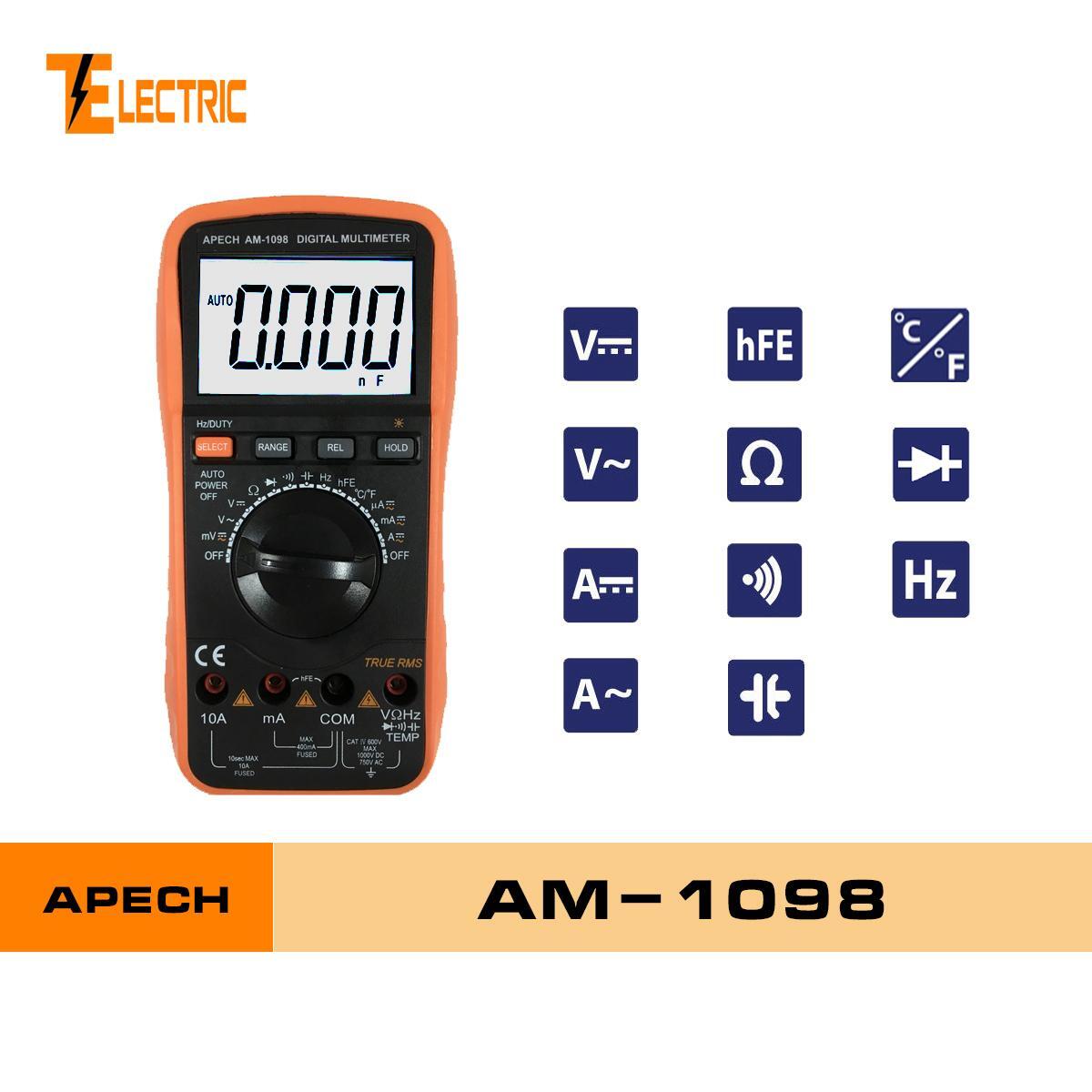 Đồng hồ vạn năng hiện số Apech AM-1098