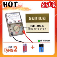 Đồng hồ vạn năng kim SAMWA KH965 ( tặng kèm pin 9V+ pin 1.5V) - Đồng hồ đo điện vạn năng SAMWA KH-965 cao cấp