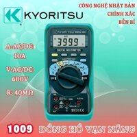 Đồng hồ vạn năng Kyoritsu 1009 hàng chính hãng, đo điện áp, điện trở, tụ điện, tần số thợ sửa chữa chuyên nghiệp
