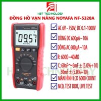 Đồng hồ vạn năng Noyafa NF-5320A bỏ túi, chất lượng cao, đo Volt, ampe, điện tở tụ điện, thông mạch