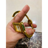 Đồng hồ Winks Nhật dáng kiềng vàng độc lạ nữ tay to đeo đẹp