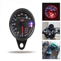 Đồng hồ xe máy độ classic có báo số dùng độ xe classic, cafe racer, streetcub