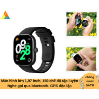 Đồng hồ Xiaomi Redmi Watch 4 thông minh Amoled 1.97 inch, Gps độc lập, Nghe/Gọi - Bảo hành 12 tháng