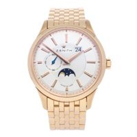 Đồng hồ zenith captain moonphase 18k rose gold 18.2140.691/02.m2140