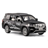 ((Đóng hộp) 1: 32 Mô phỏng Prado Phiên bản đặc biệt Mô hình ô tô hợp kim với lốp dự phòng Âm thanh nhẹ Mô hình ô tô đồ chơi