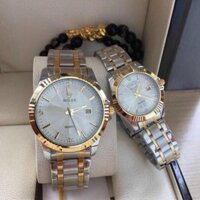 Đồng Nam Rolex mã RL156 dây đặc nguyên khối, mạ không rỉ, dây full vàng - Đồng hồ rolex.my.97  leocamwatch