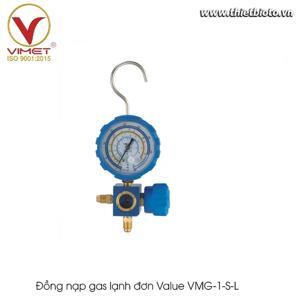 Đồng hồ nạp gas lạnh đơn Value VMG-1-S-L