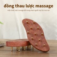 Đồng Nguyên Chất Kinh Tuyến Bàn Chải Toàn Thân Đa Năng Mỡ Bụng Dụng Cụ Cạo Massage Dụng Cụ Tiện Dụng Thẩm Mỹ Viện Nhào Bụng Với Ve