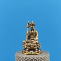 Đồng Nguyên Chất Mạ Vàng Di Động Phật Ksitigarbha Bodhisattva Guanyin Bodhisattva Manjusri Master Buddha Mini Tượng Phật Nhỏ Budd20250330