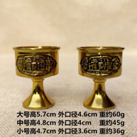 Đồng Nguyên Chất Rượu Thủy Tinh Đồng Rượu Thủy Tinh Bình Rượu Nước Thánh Rượu Thủy Tinh Đồng Cốc Nhỏ Rượu Thủy Tinh P71V