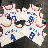 Đồng phục bóng rổ Kỷ niệm 75 năm Nix Retro Jersey No. 9 Barrett No. Áo đấu NBA 4 hoa hồng