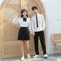 Đồng phục học sinh phong cách Hàn Quốc INS, bộ đồng phục học sinh trung học, bộ váy, đồng phục phong cách đại học, bộ học sinh mới, phong cách Anh cho trường trung học cơ sở