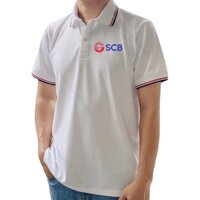 Đồng phục nam in logo ngân hàng SCB - Chất thun cá sấu - Kiểu áo polo