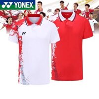 Đồng phục thi đấu cầu lông YONEX Nam và Nữ tay ngắn thoáng khí khô nhanh cho cầu lông