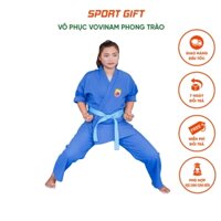 Đồng phục võ Vovinam phong trào, bộ võ phục vovinam phổ thông, áo tập Việt võ đạo cho học sinh - sinh viên