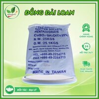 Đồng Sunfat CuSO4.5H2O (Đài Loan) cắt rong rêu tảo, diệt nấm cá, xử lý ao nuôi tôm. Bao 25kg