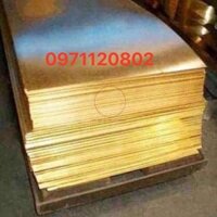 Đồng tấm vàng kích thước 500mm*600mm*3mm