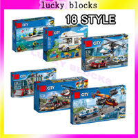 [Dòng thành phố] Tương thích với Trạm cứu hỏa LEGO 60141 / 60210 / 60140 / 60316 / 60049 Đồ trang trí lắp ráp khối xây dựng Đồ chơi giáo dục trẻ em Quà tặng bé trai Quà tặng bé gái