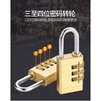 Đồng thau Mini Hành Lý 4 Bánh Kết Hợp Khóa Hải Quan Hành Lý Locker Kết Hợp Nhỏ Ổ Khóa Bánh Xe Chống Thấm Nước