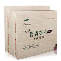Đông trùng hạ thảo Hàn Quốc hộp gỗ 60 gói
