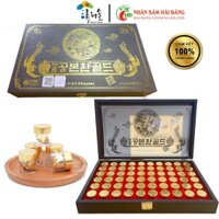 Đông Trùng Hạ Thảo Hộp Gỗ 60 viên Chính Hãng Hàn Quốc (2tem) Myeongpum Gongbondan Gold