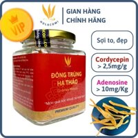 Đông trùng hạ thảo HuLaCoMi VIP 10g HL03 - Hũ thủy tinh