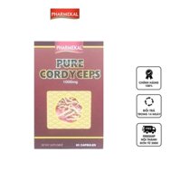 Đông trùng hạ thảo Pharmekal Pure Cordyceps 1000mg của Mỹ