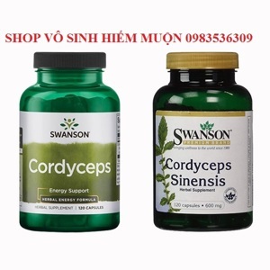 Đông trùng hạ thảo Swanson Cordyceps Sinensis 120 viên