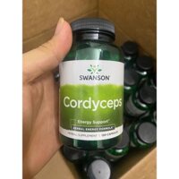 Đông Trùng Hạ Thảo Swanson Cordyceps 600mg 120 viên