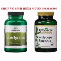 Đông Trùng Hạ Thảo Swanson Cordyceps Sinensis 120 viên của Mỹ