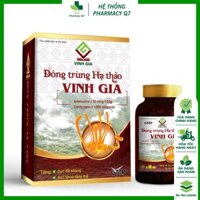 ĐÔNG TRÙNG HẠ THẢO VINH GIA  HỘP 60 VIÊN/ DONG TRUNG HA THAO/ THUC PHAM BAO VE SUC KHOE